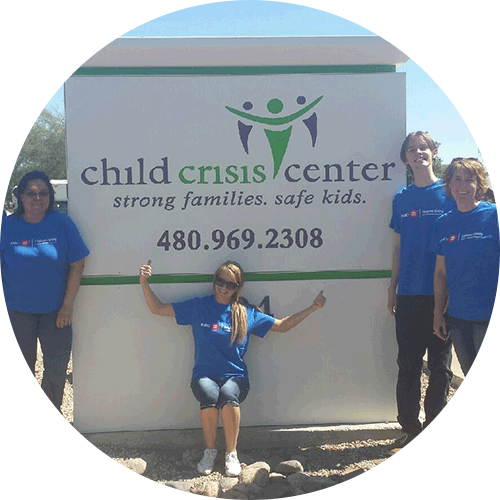 Children’s Crisis Center sign