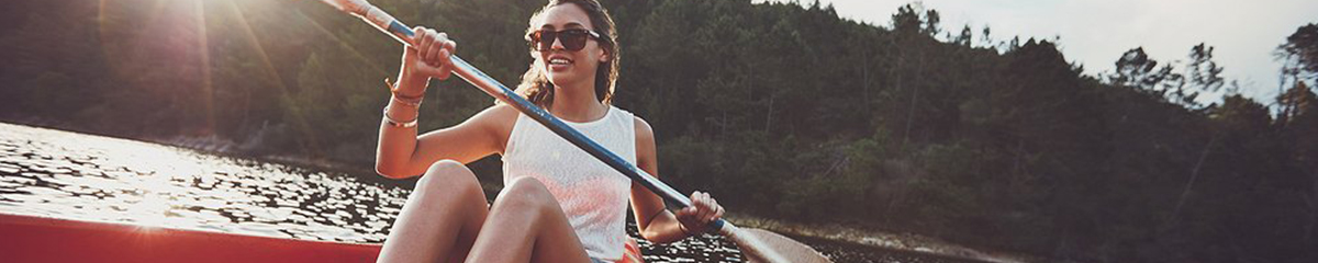 Young woman on a hike